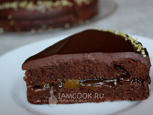 Шоколадный торт «Захер» классический, рецепт с фото