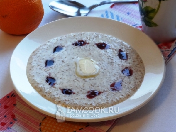 Пшеничная каша на молоке, рецепт с фото