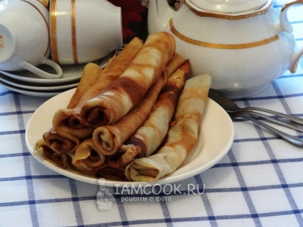 Блины на сливках, рецепт с фото