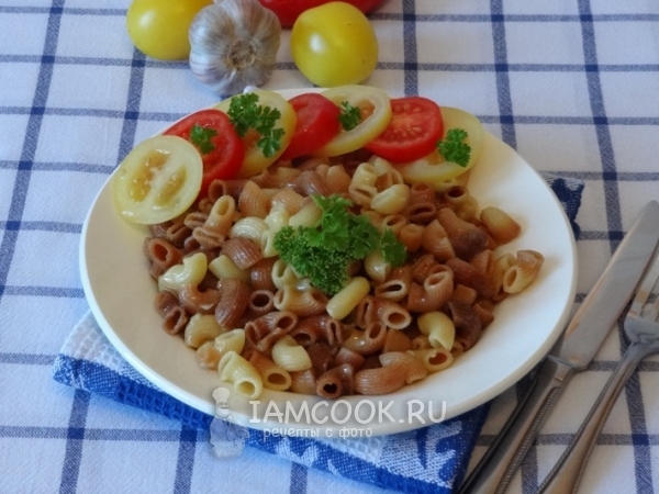 Жареные макароны, рецепт с фото